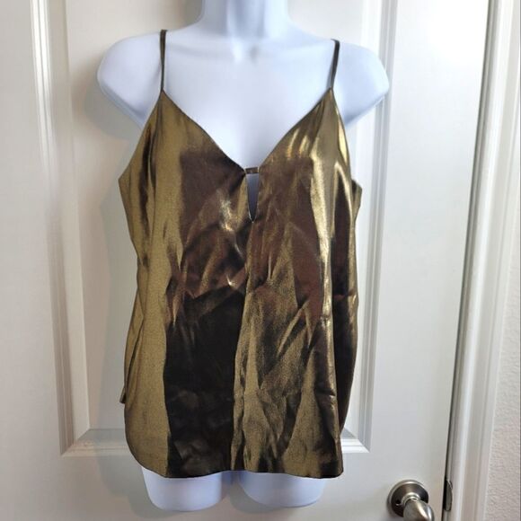 MARCIANO Metallic Gold Tank  - Picture 1 of 9